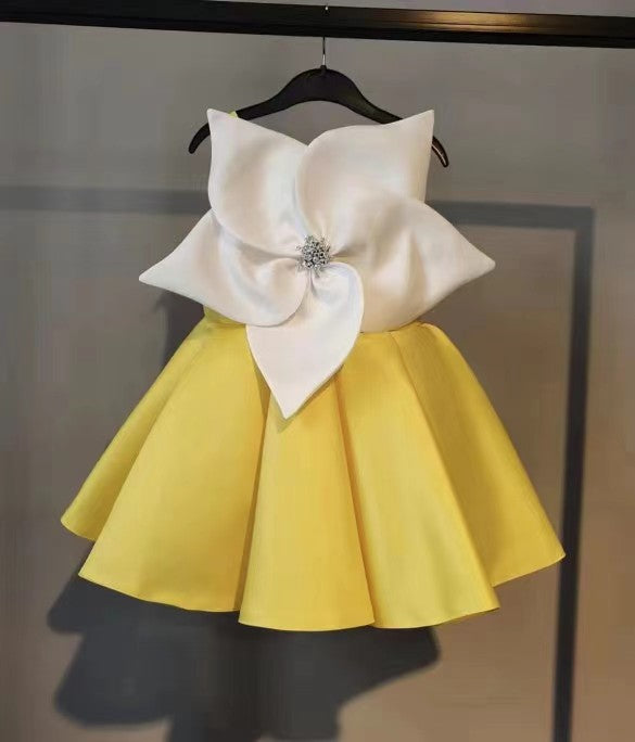 OT007 Yoliyolei 6-24-months 1-11 years LayeredFormal Flower Girl Dress Kid Party Princess Birthday Children Dress 1-11 Years Old Ouotng Yoliyolei Layers Fluffy Dress For Girls For Wedding