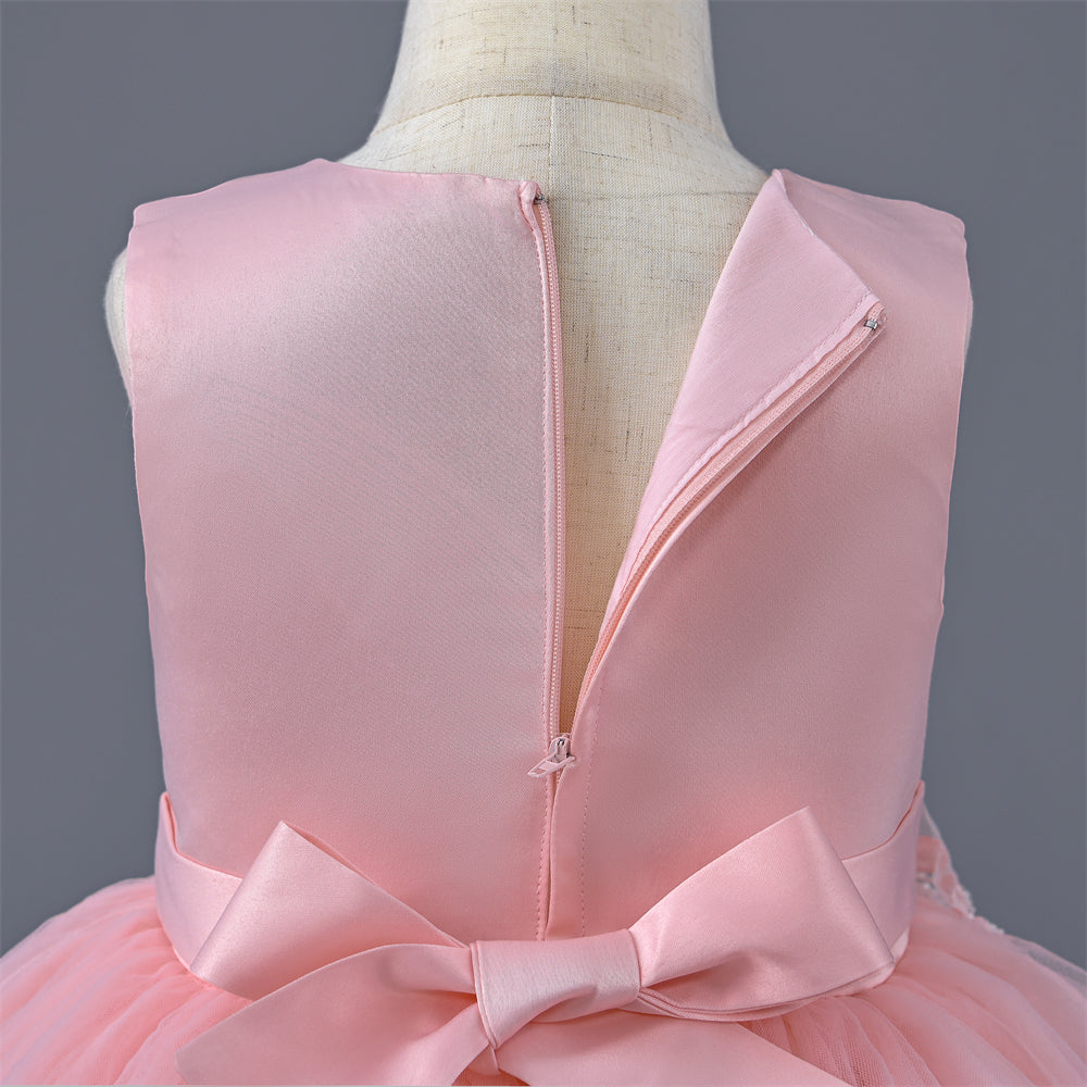 CC-903 3 to 9Years Old  Girl Gorgeous Princess Party Dress for Kids Birthday