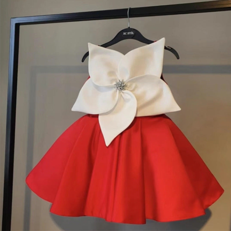 OT007 Yoliyolei 6-24-months 1-11 years LayeredFormal Flower Girl Dress Kid Party Princess Birthday Children Dress 1-11 Years Old Ouotng Yoliyolei Layers Fluffy Dress For Girls For Wedding