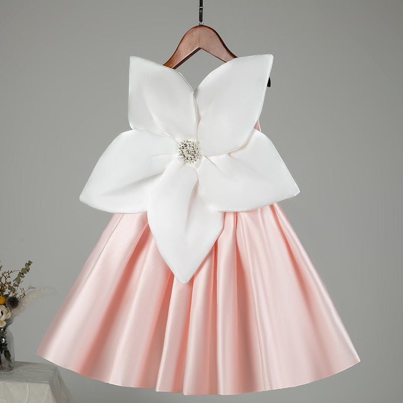 OT007 Yoliyolei 6-24-months 1-11 years LayeredFormal Flower Girl Dress Kid Party Princess Birthday Children Dress 1-11 Years Old Ouotng Yoliyolei Layers Fluffy Dress For Girls For Wedding