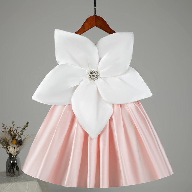 OT007 Yoliyolei 6-24-months 1-11 years LayeredFormal Flower Girl Dress Kid Party Princess Birthday Children Dress 1-11 Years Old Ouotng Yoliyolei Layers Fluffy Dress For Girls For Wedding