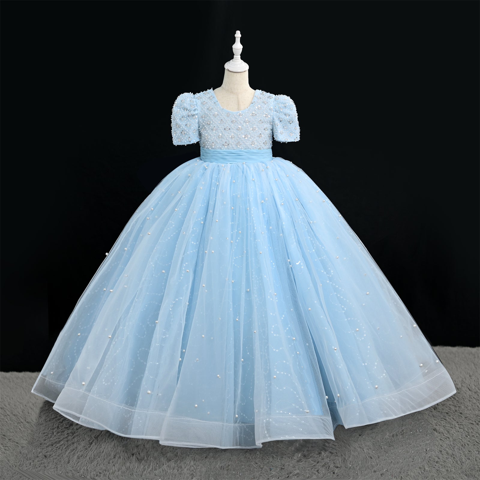 OM4062 Princess Dress for Girls | Flower Girl, Communion & Birthday Pa Outong OM4062 Princess Dress for Girls | Flower Girl, Communion & Birthday Pa Outong